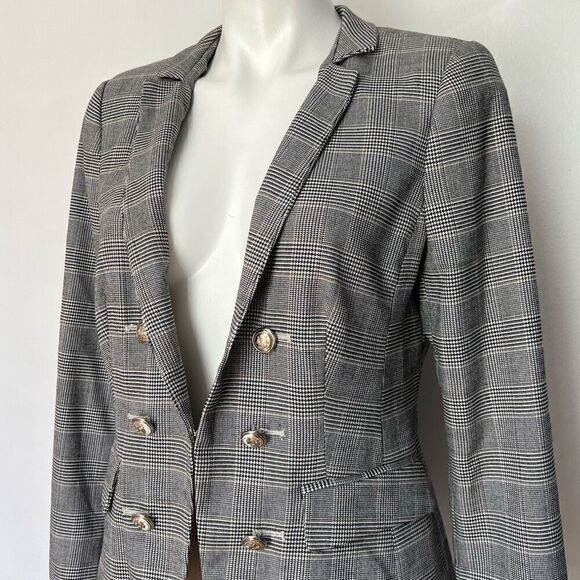 White House Black Market Plaid Blazer - Picture 2 of 9